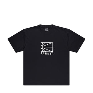 rassvet big logo t-shirt (black) - a.plus