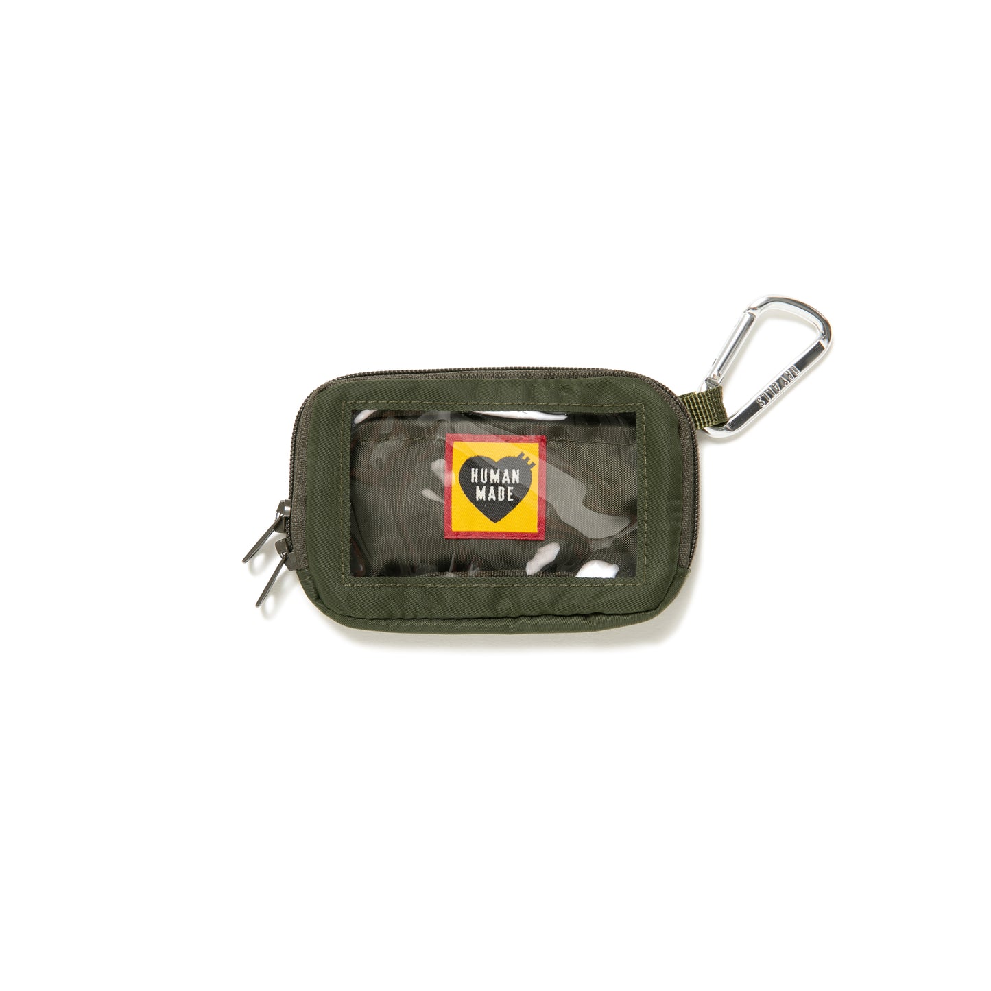 human made military card case (olive) - a.plus