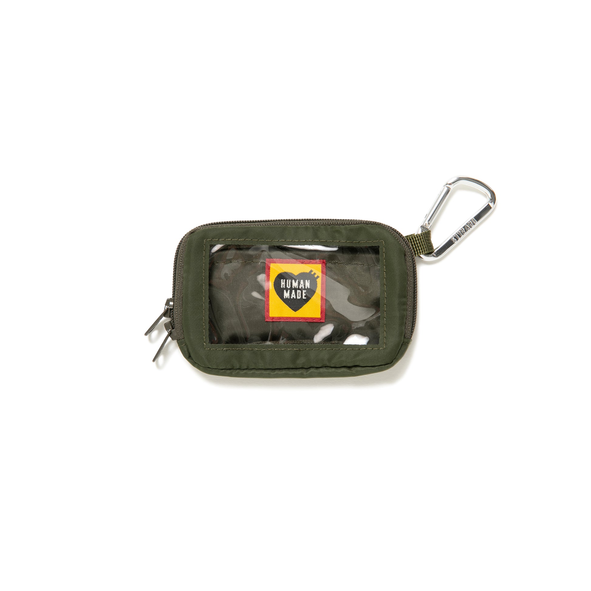 human made military card case (olive) - a.plus