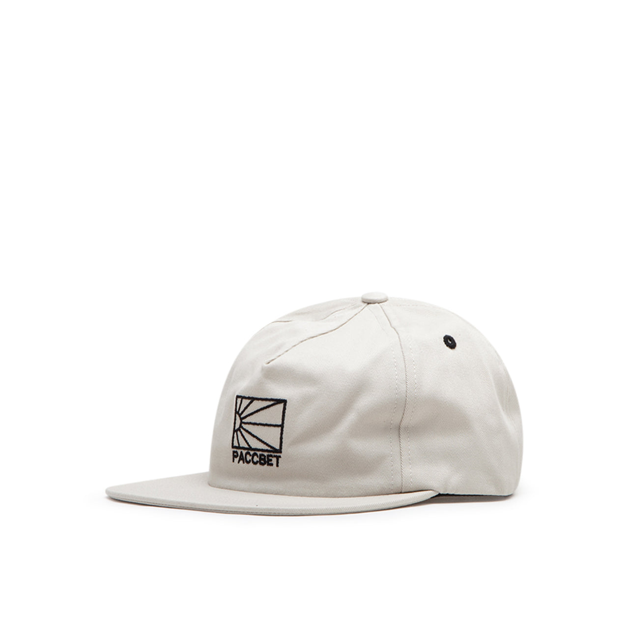 rassvet woven 5-panel logo cap (off white) - a.plus