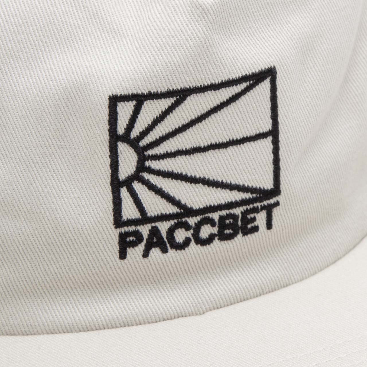rassvet woven 5-panel logo cap (off white) - a.plus