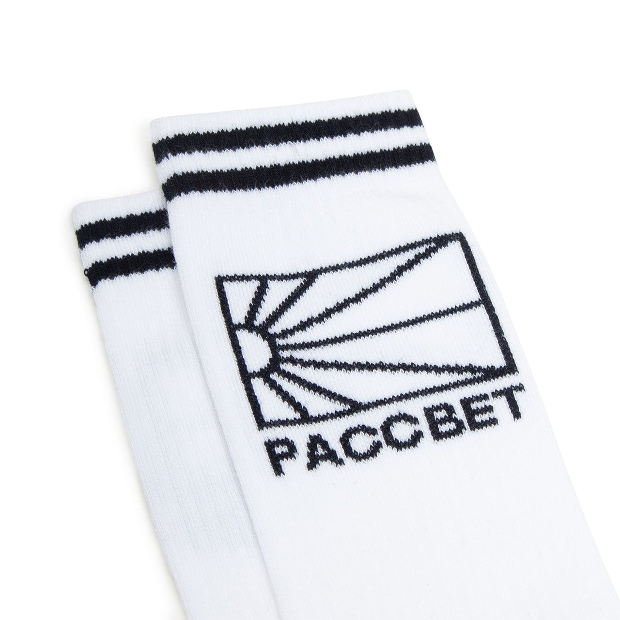 rassvet logo socks knit (white) - a.plus