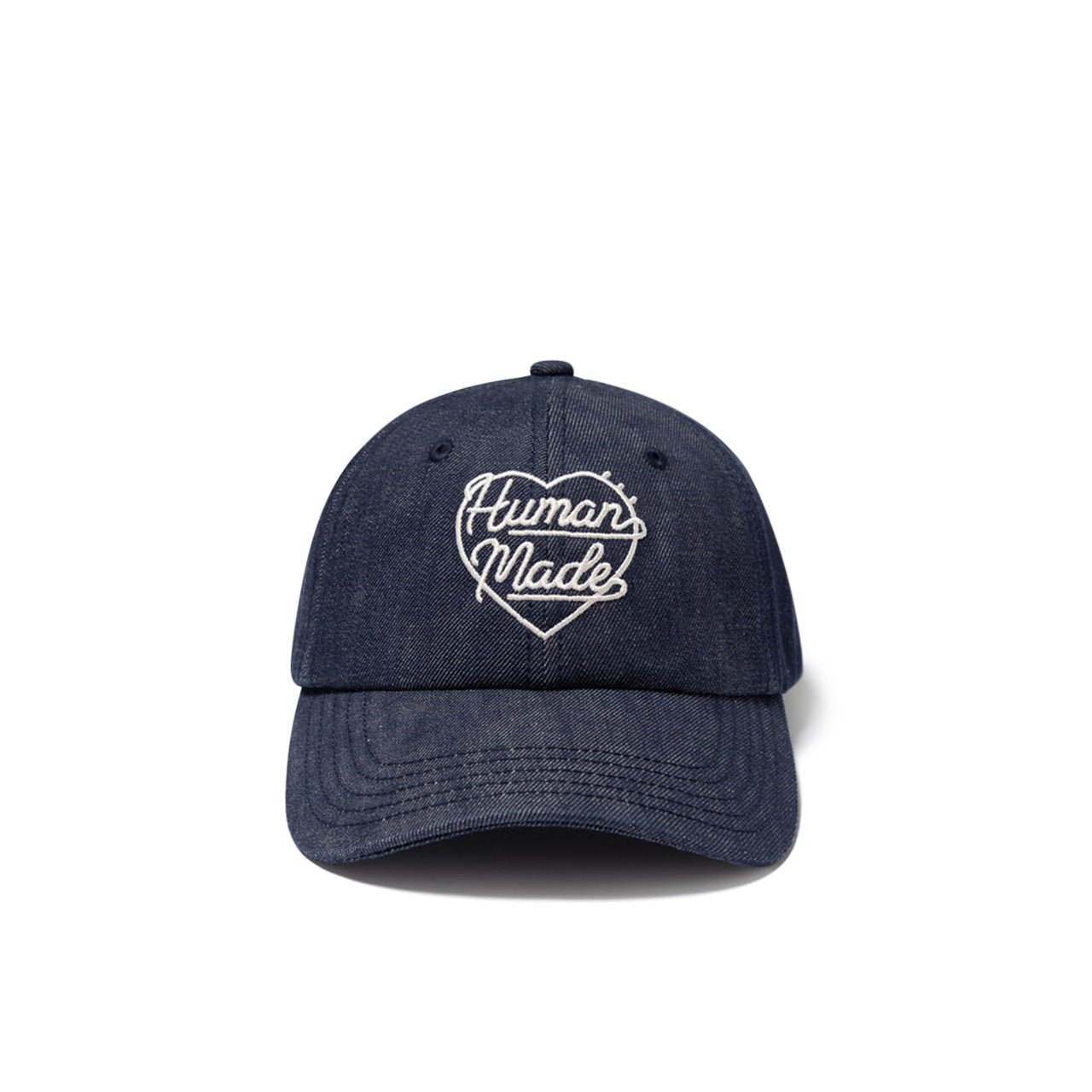 human made 6 panel denim cap (indigo) - a.plus