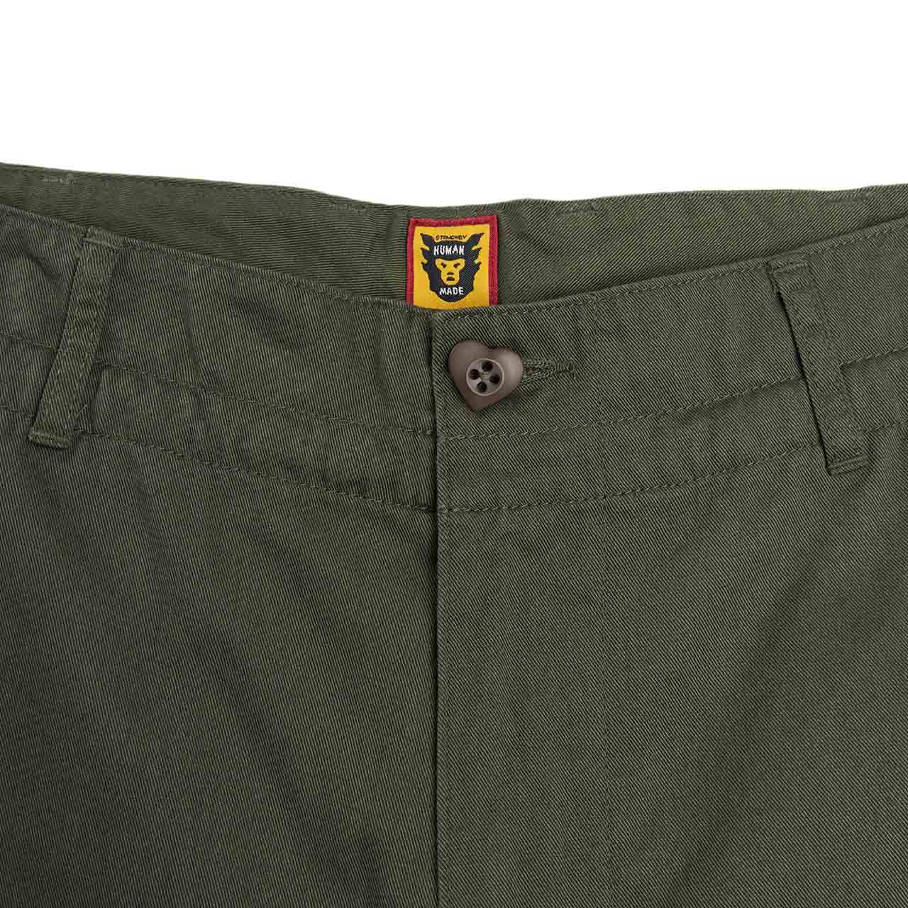 human made military easy pants (olive) - a.plus