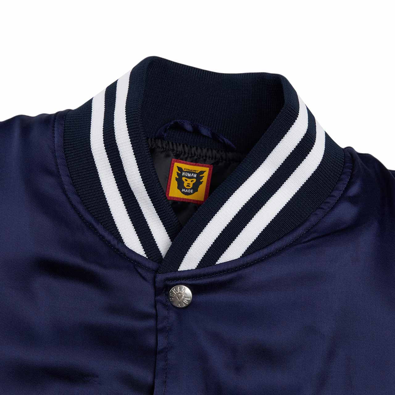 human made stadium jacket (navy) - a.plus