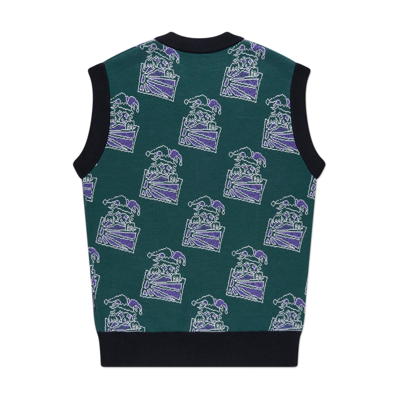 rassvet clown sleeveless jumper knit (petrol) - a.plus