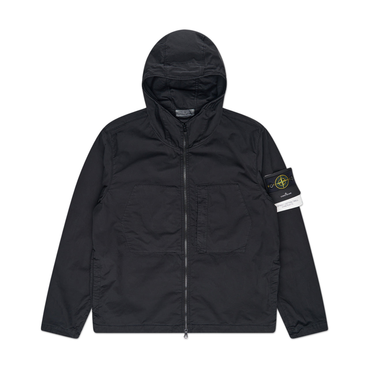 stone island supima jacket (black) - a.plus