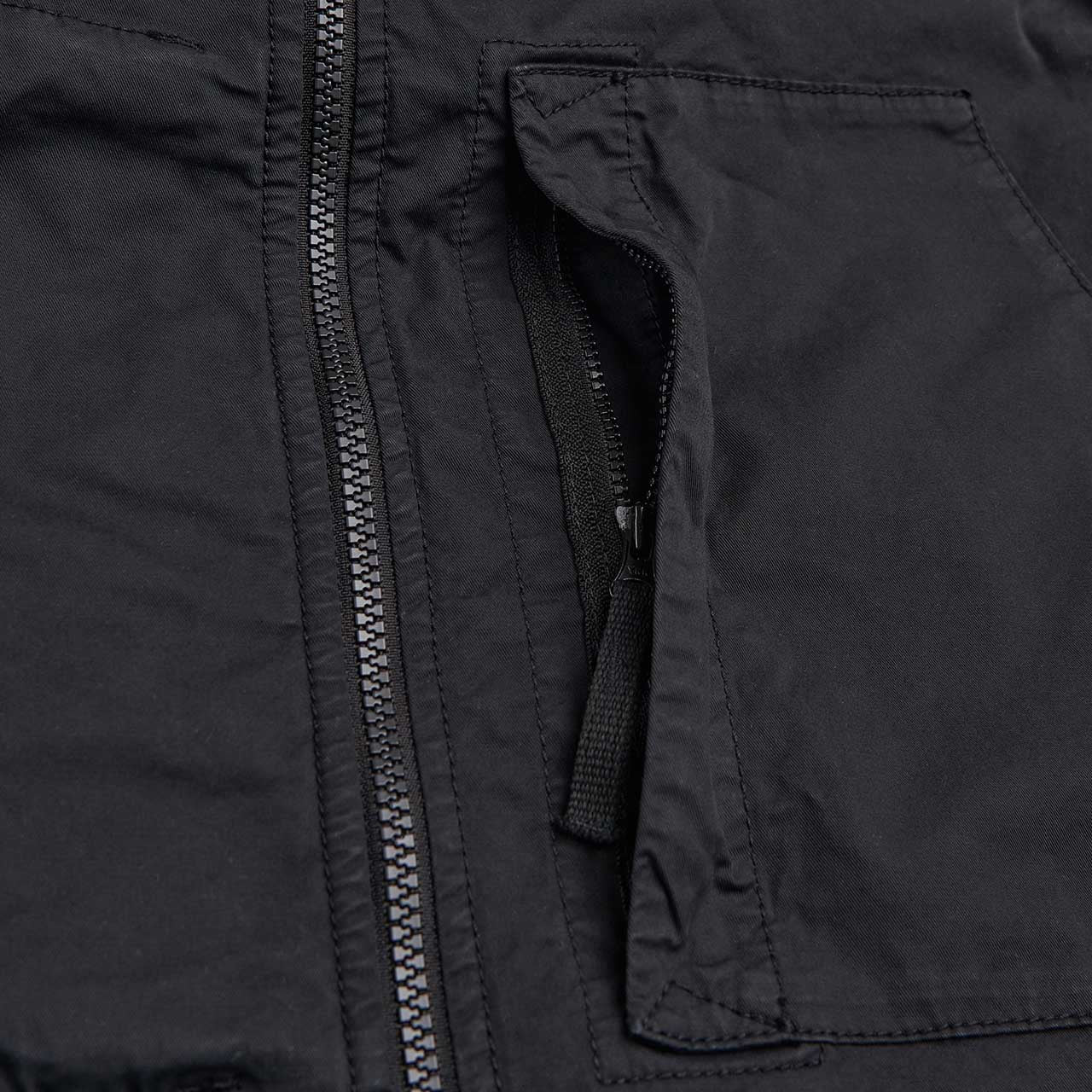 stone island supima jacket (black) - a.plus