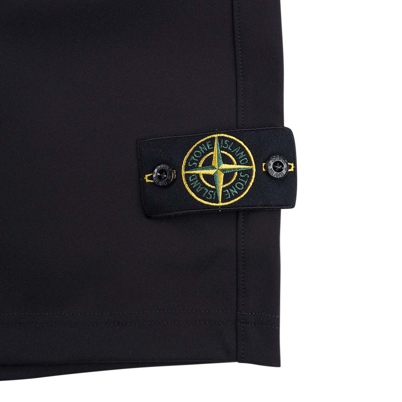 stone island bermuda shorts (black) - a.plus