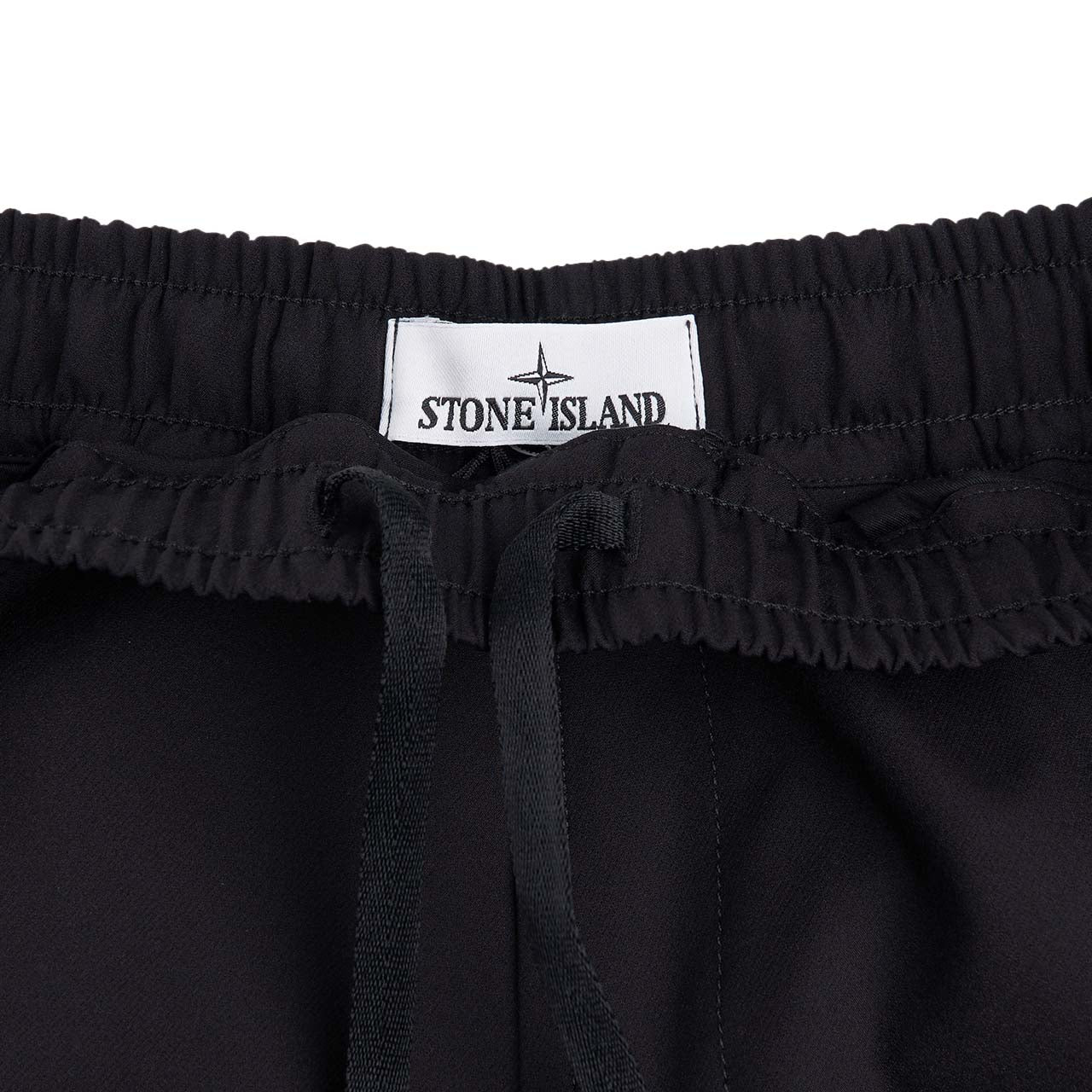 stone island bermuda shorts (black) - a.plus