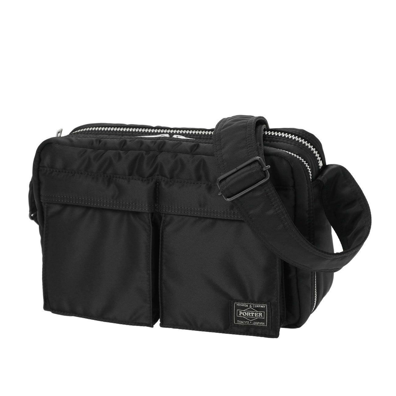 porter-yoshida & co. small tanker shoulder bag (black) - a.plus