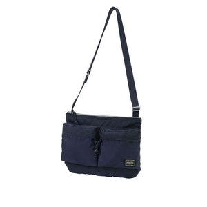 porter-yoshida & co. force shoulder bag (navy) - a.plus