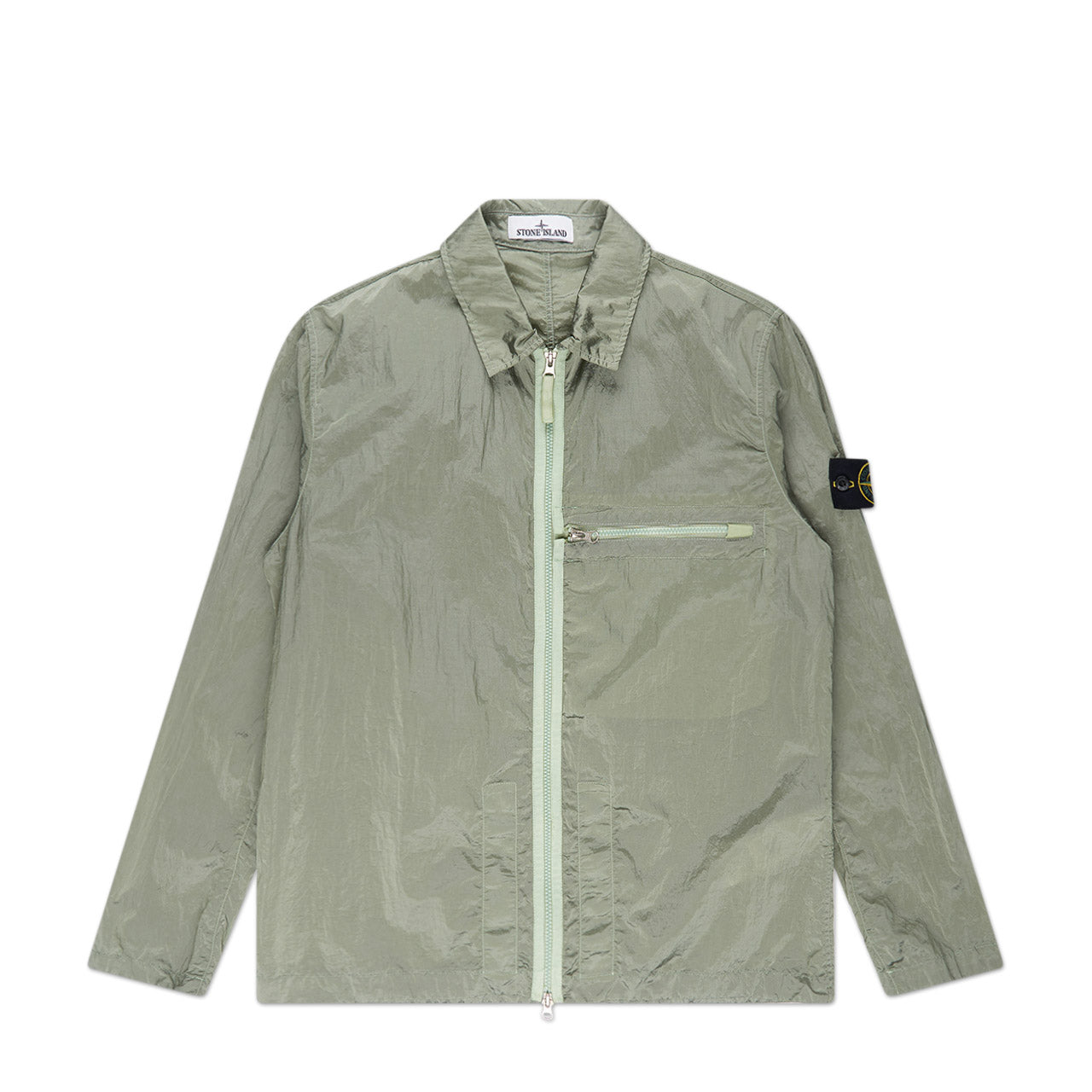 stone island overshirt (light green) - a.plus