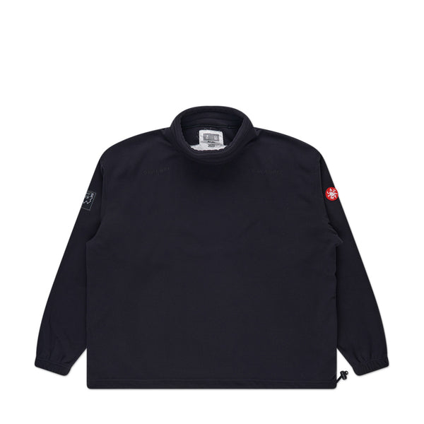 cav empt high neck fleece pullover (black)