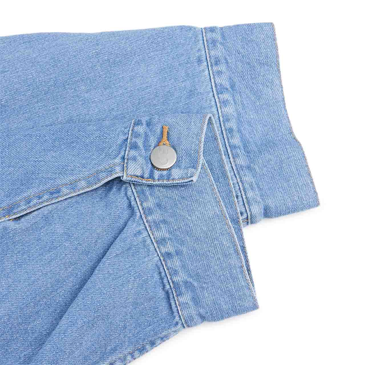 cav empt design wash denim jacket (blue) - a.plus