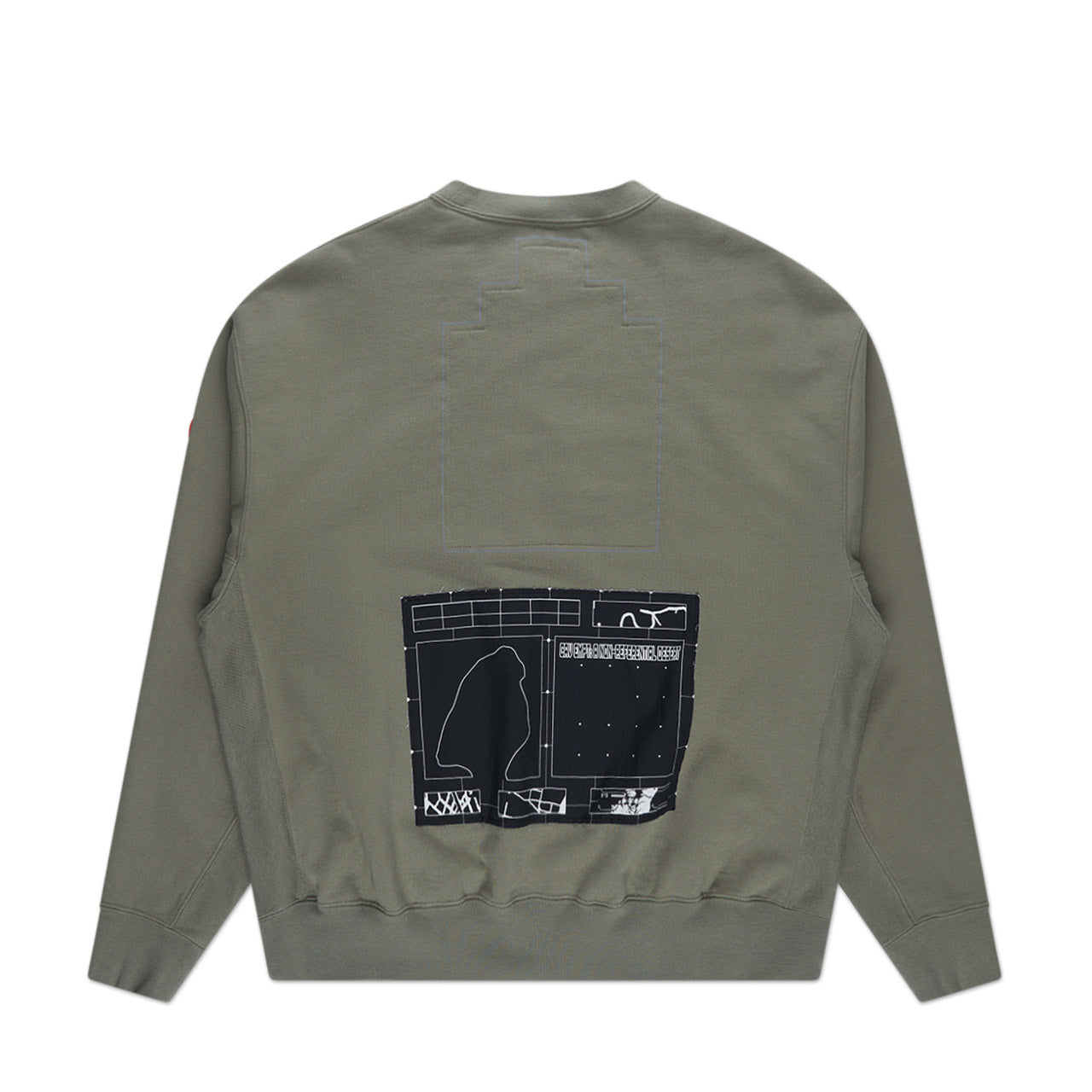 cav empt not identical to crew neck (green) - a.plus