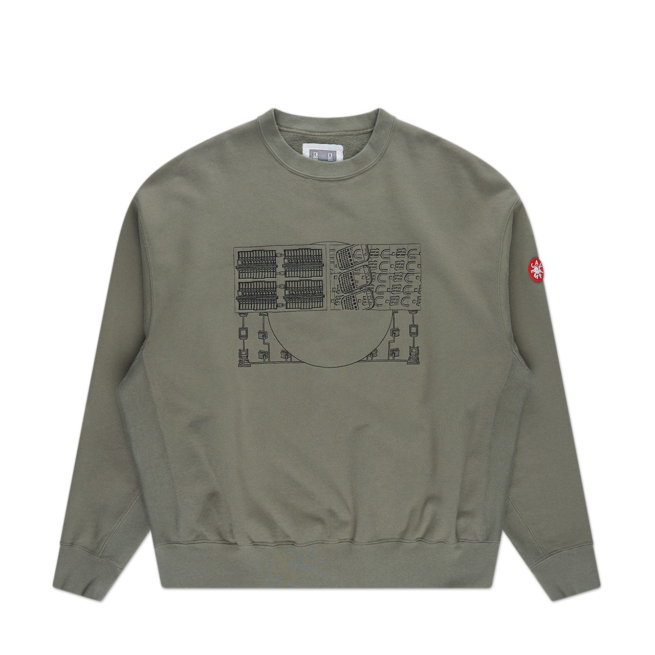 cav empt not identical to crew neck (green) - a.plus
