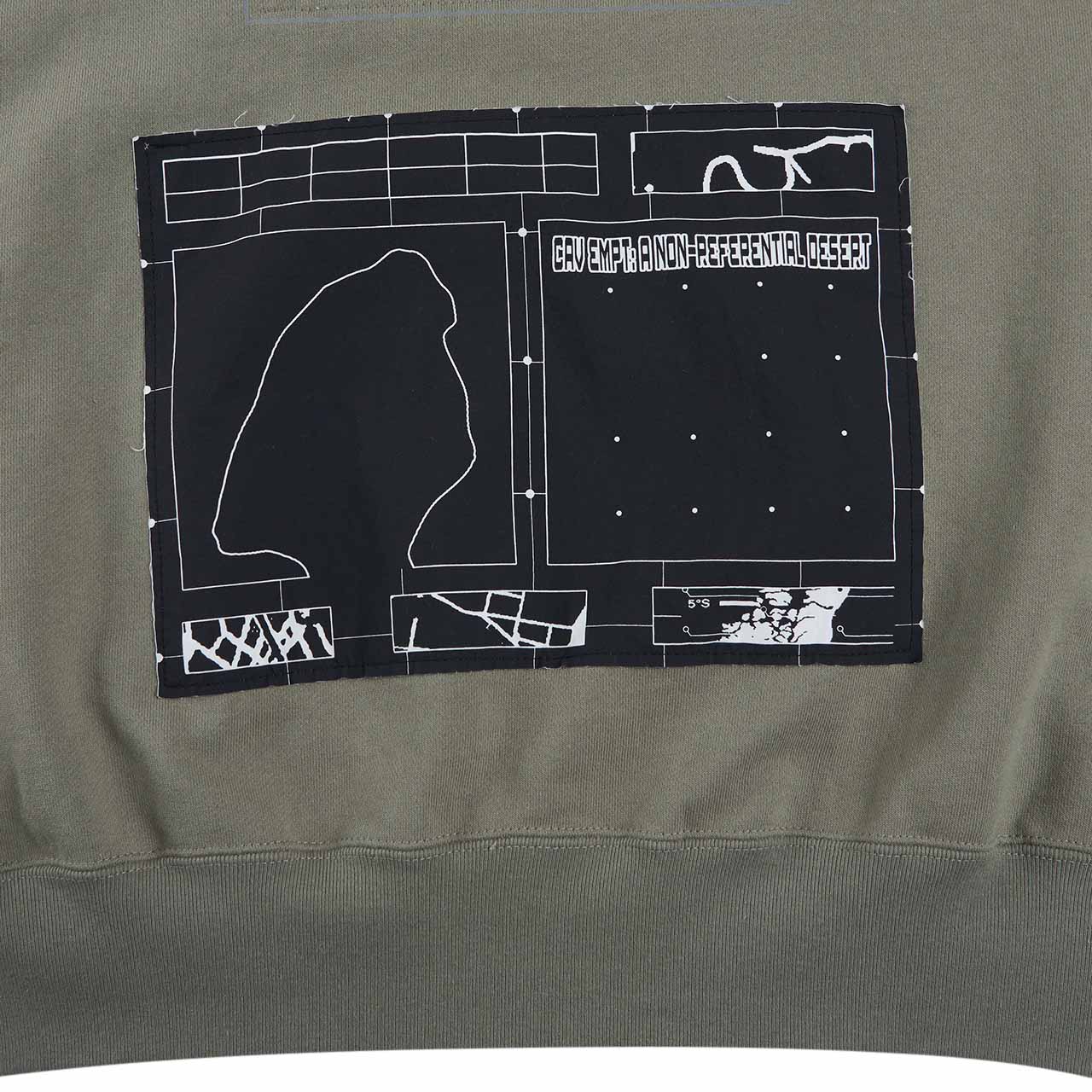 cav empt not identical to crew neck (green) - a.plus
