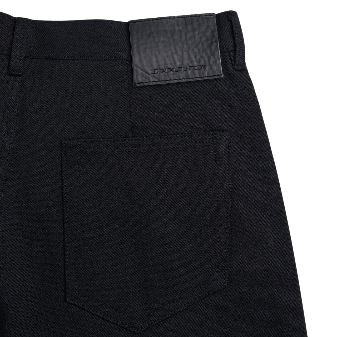 rick owens drkshdw denim pants bolan bootcut (black) - a.plus