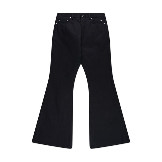 rick owens drkshdw denim pants bolan bootcut (black) - a.plus