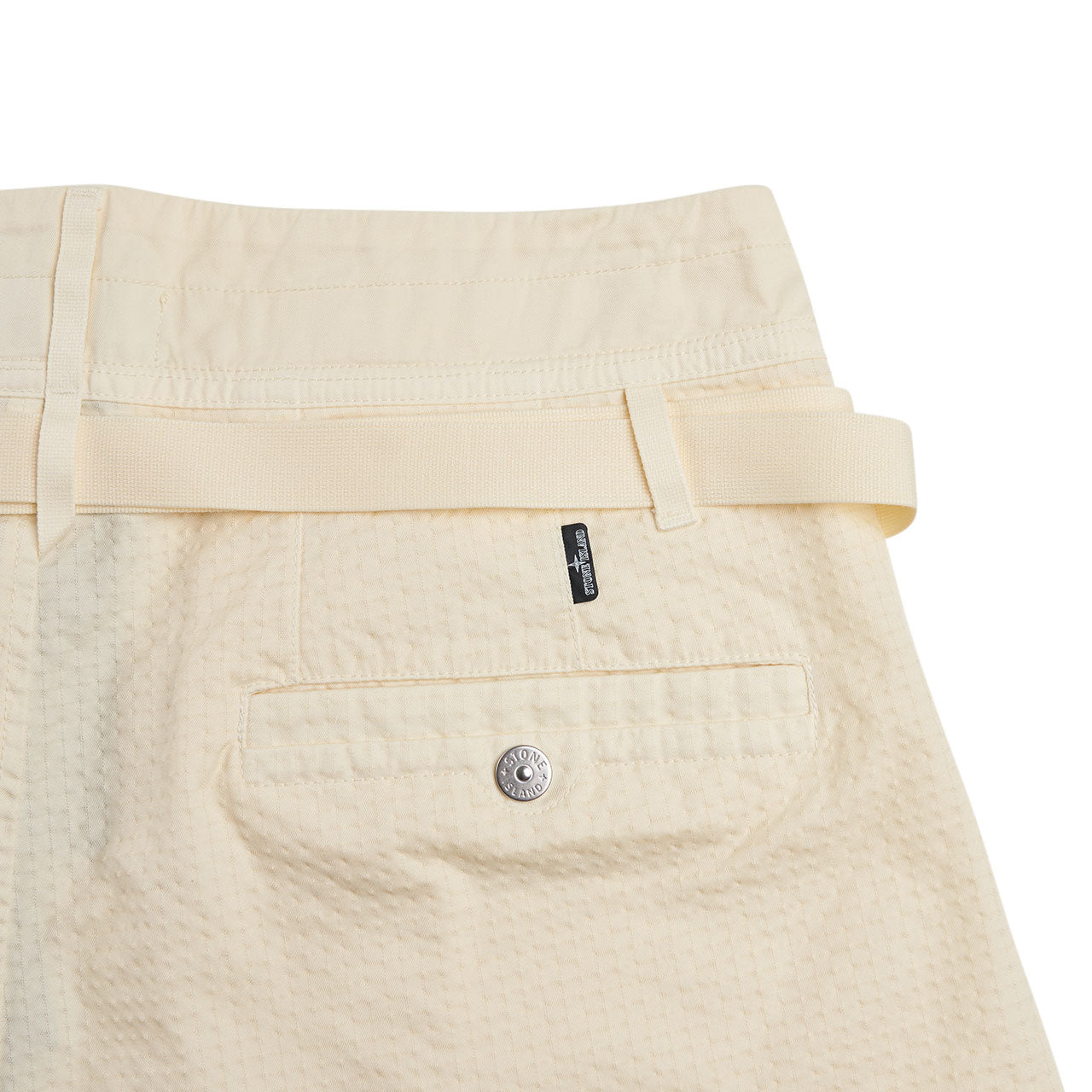 stone island shadow project bermuda shorts (butter) - a.plus