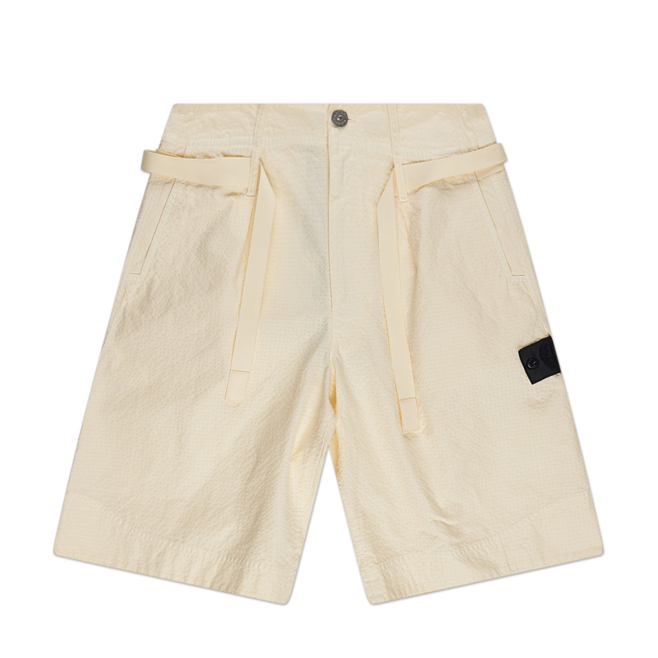 stone island shadow project bermuda shorts (butter) - a.plus