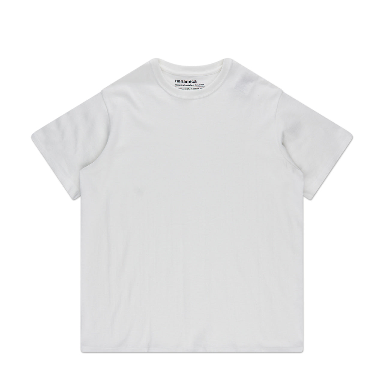 nanamica loopwheel coolmax jersey t-shirt (white) - a.plus