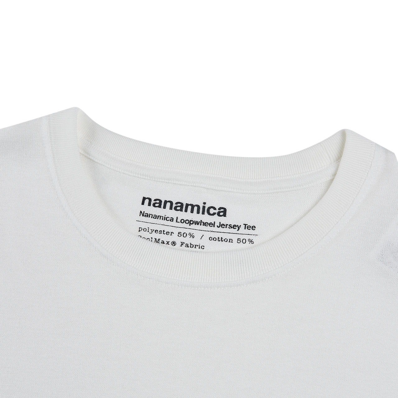 nanamica loopwheel coolmax jersey t-shirt (white) - a.plus