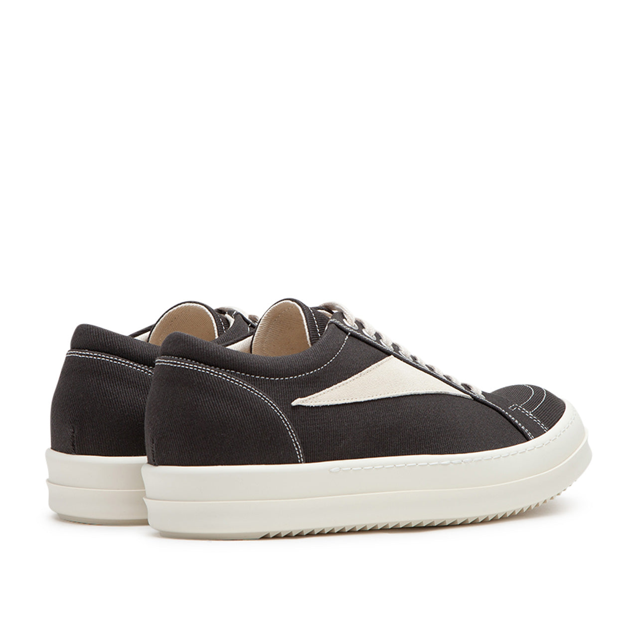 rick owens drkshdw scarpe in denim sneaks (dark dust / pearl / milk) - a.plus