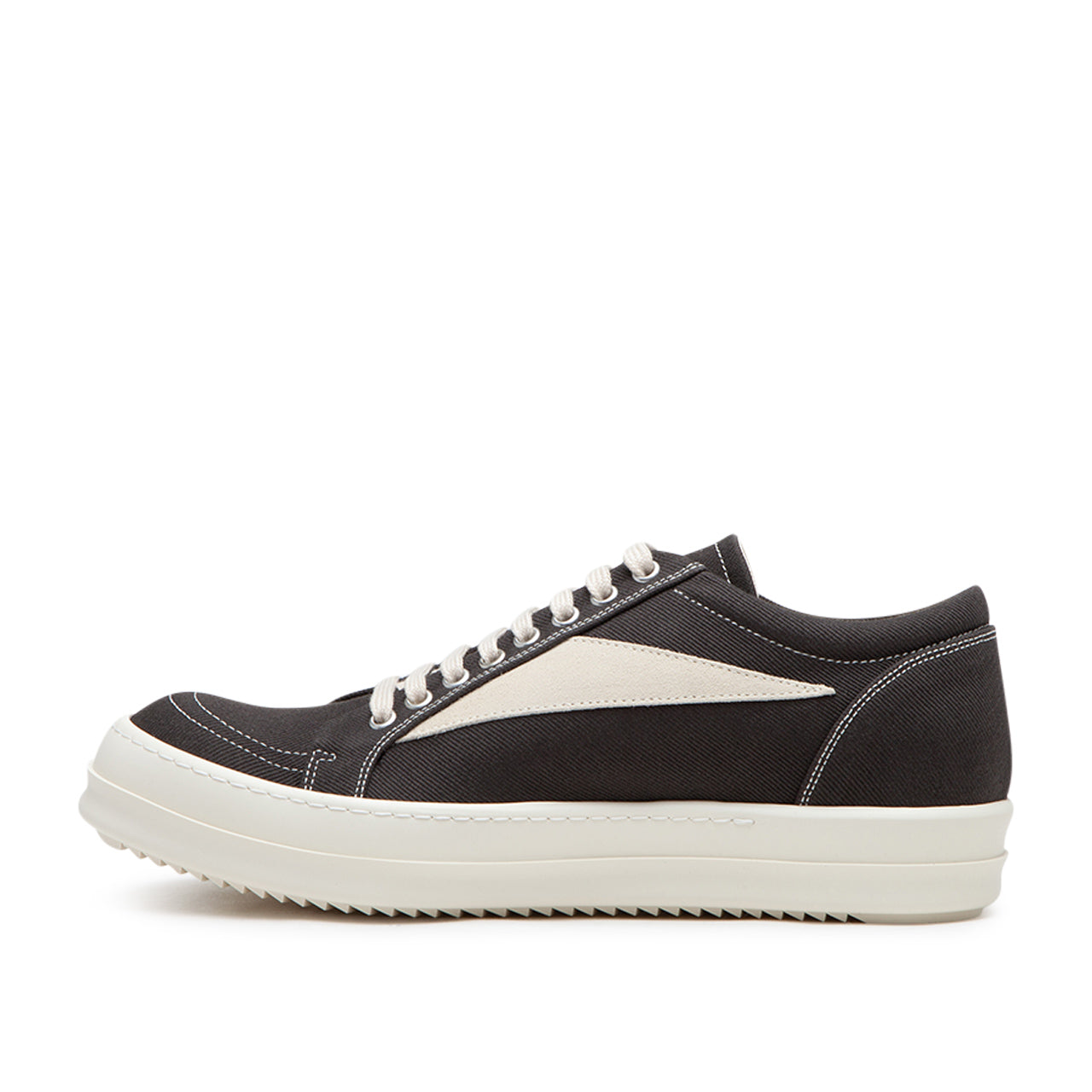rick owens drkshdw scarpe in denim sneaks (dark dust / pearl / milk) - a.plus