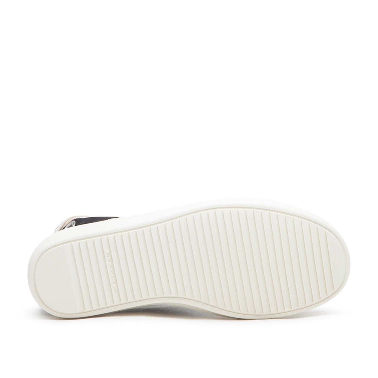 rick owens drkshdw sneaks (black / milk / milk) - a.plus