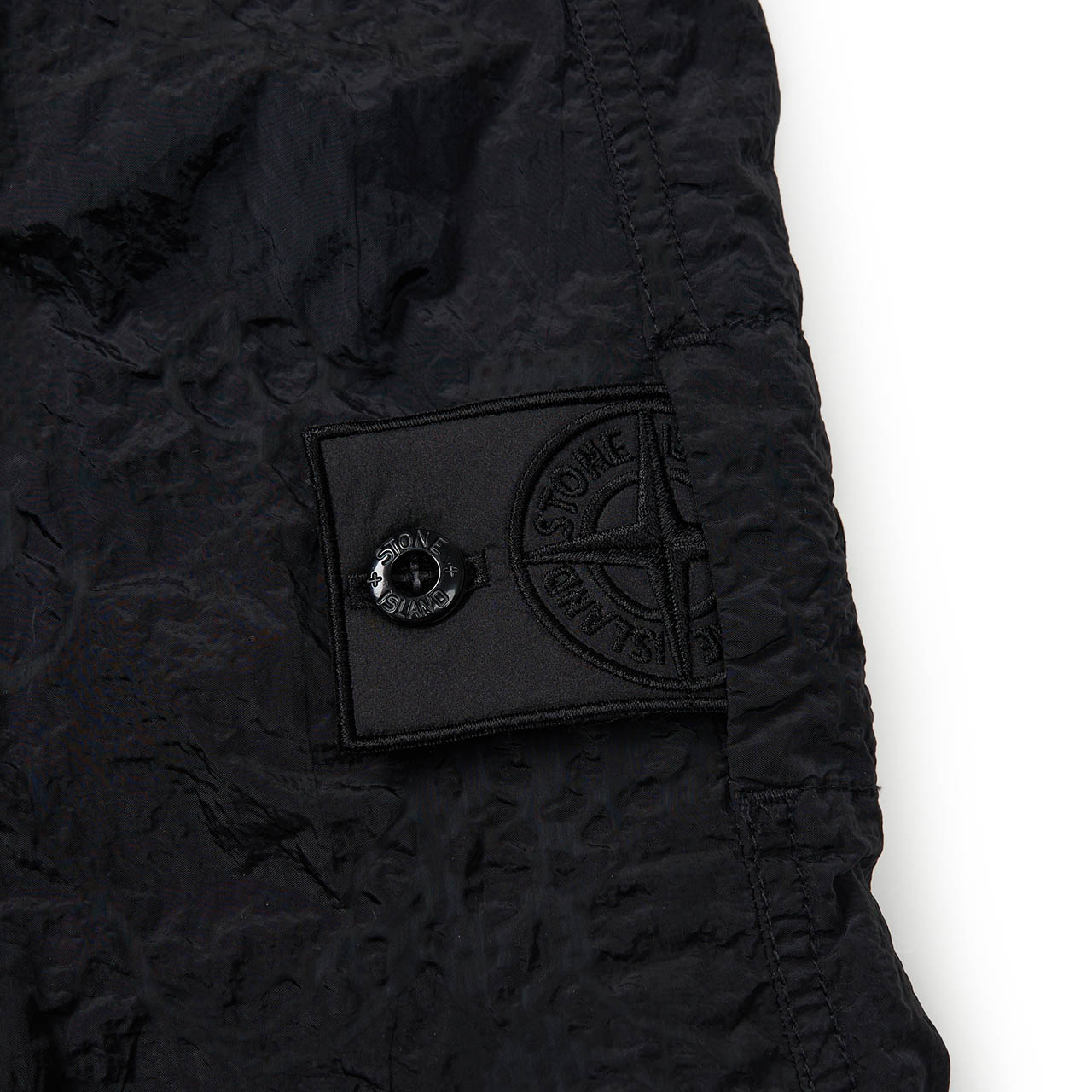 stone island shadow project swim trunks (black) - a.plus