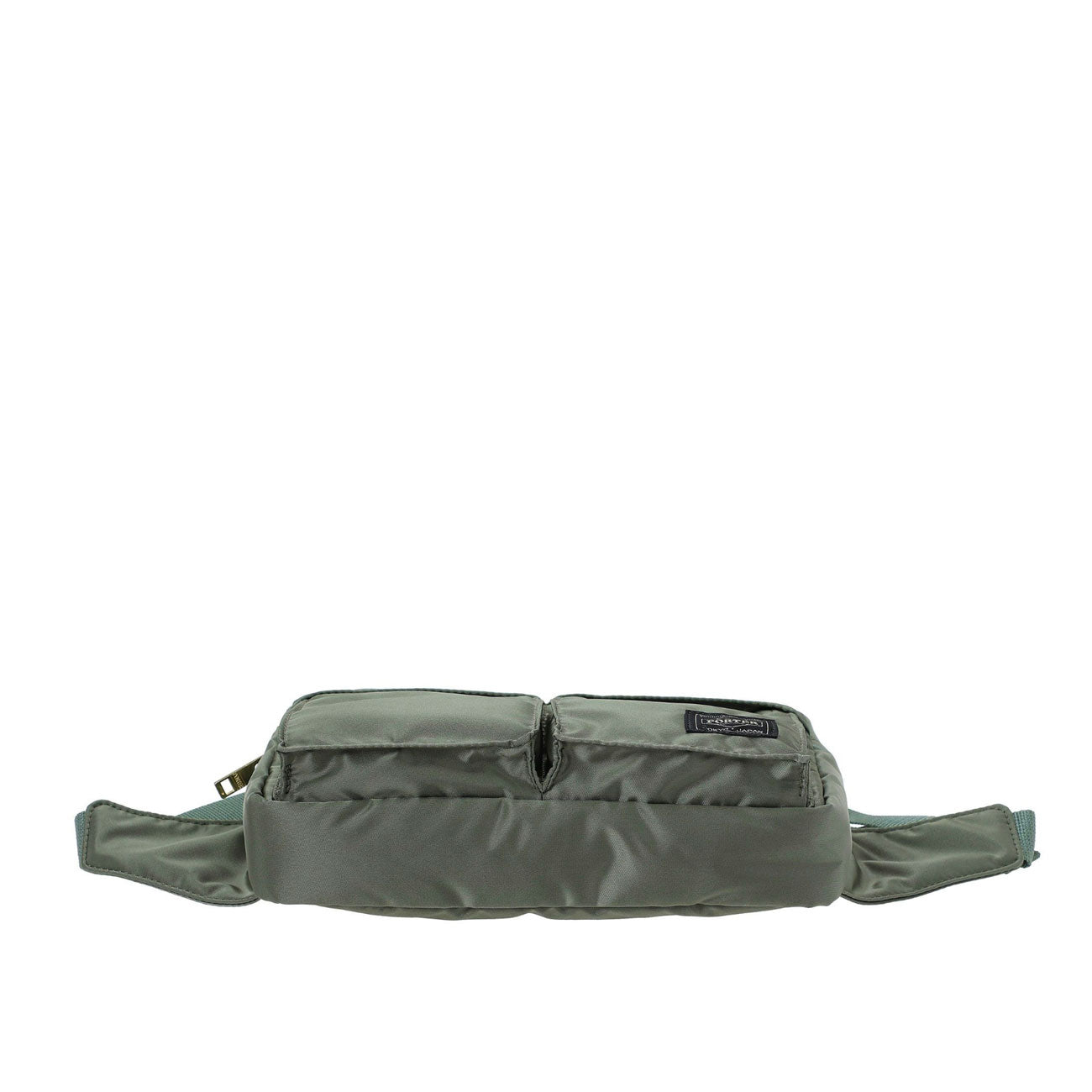 porter by yoshida tanker waist bag (sage green) - 622-78723-30 - a