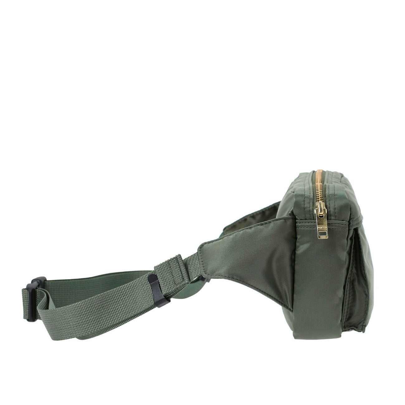 porter by yoshida tanker waist bag (sage green) - 622-78723-30 - a