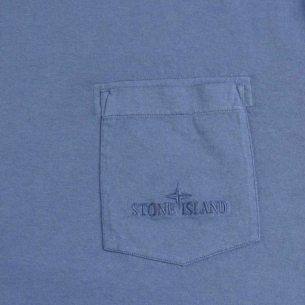 Blue stone island on sale tshirt