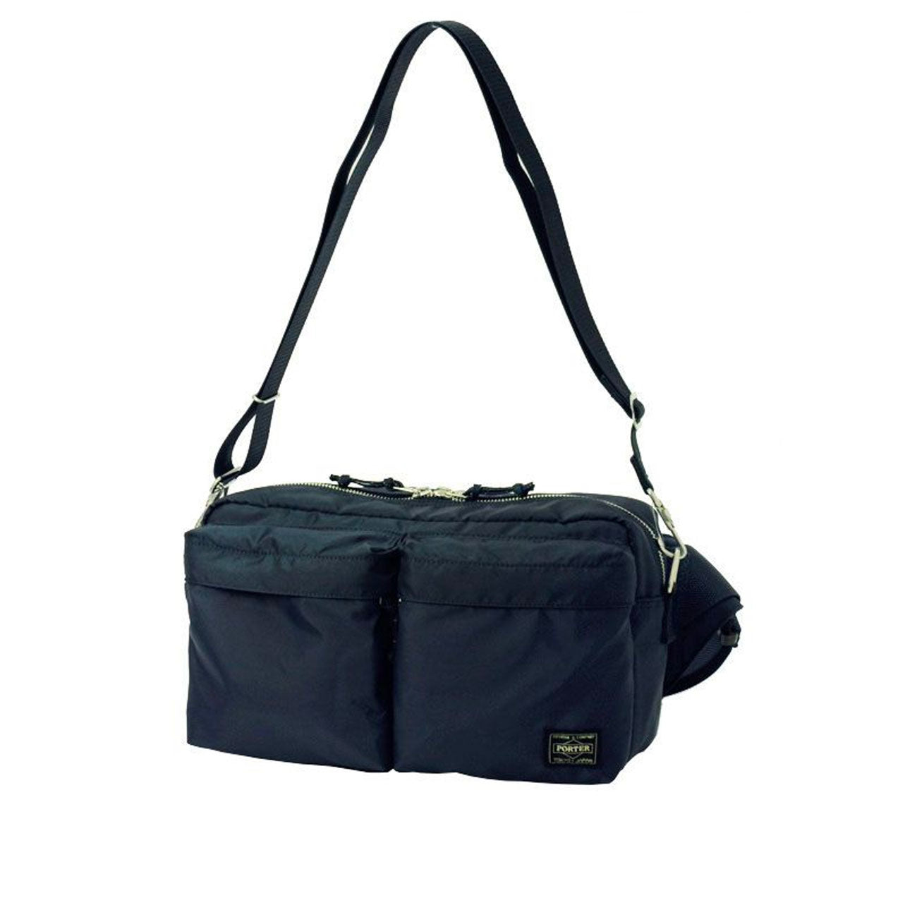 porter-yoshida & co. force 2way waist bag (navy)