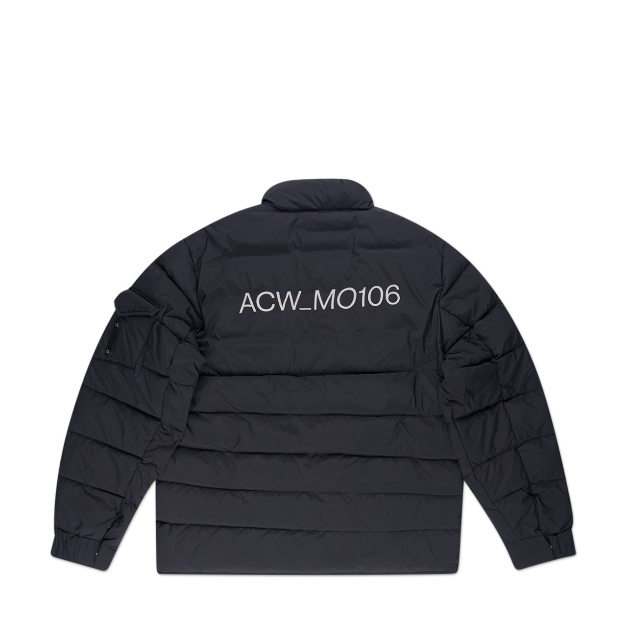 a-cold-wall* light-weight down zip up (black)