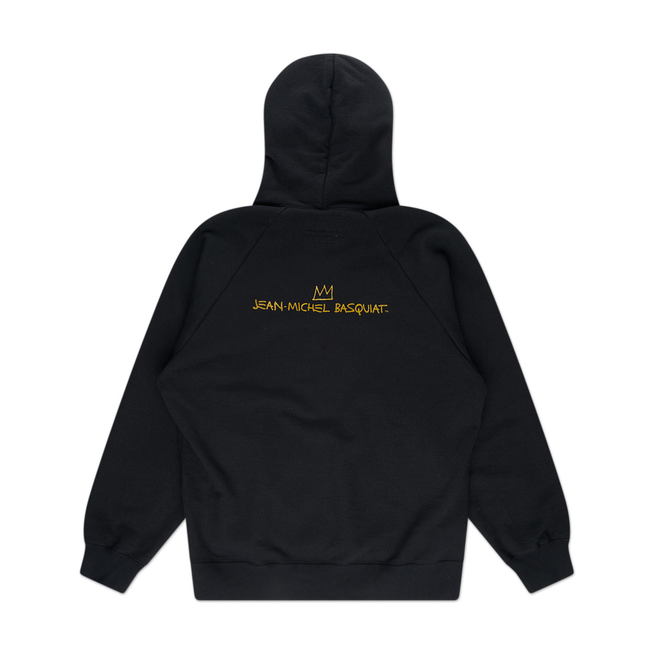 wacko maria jean-michel basquiat washed heavy weight hoodie (black)