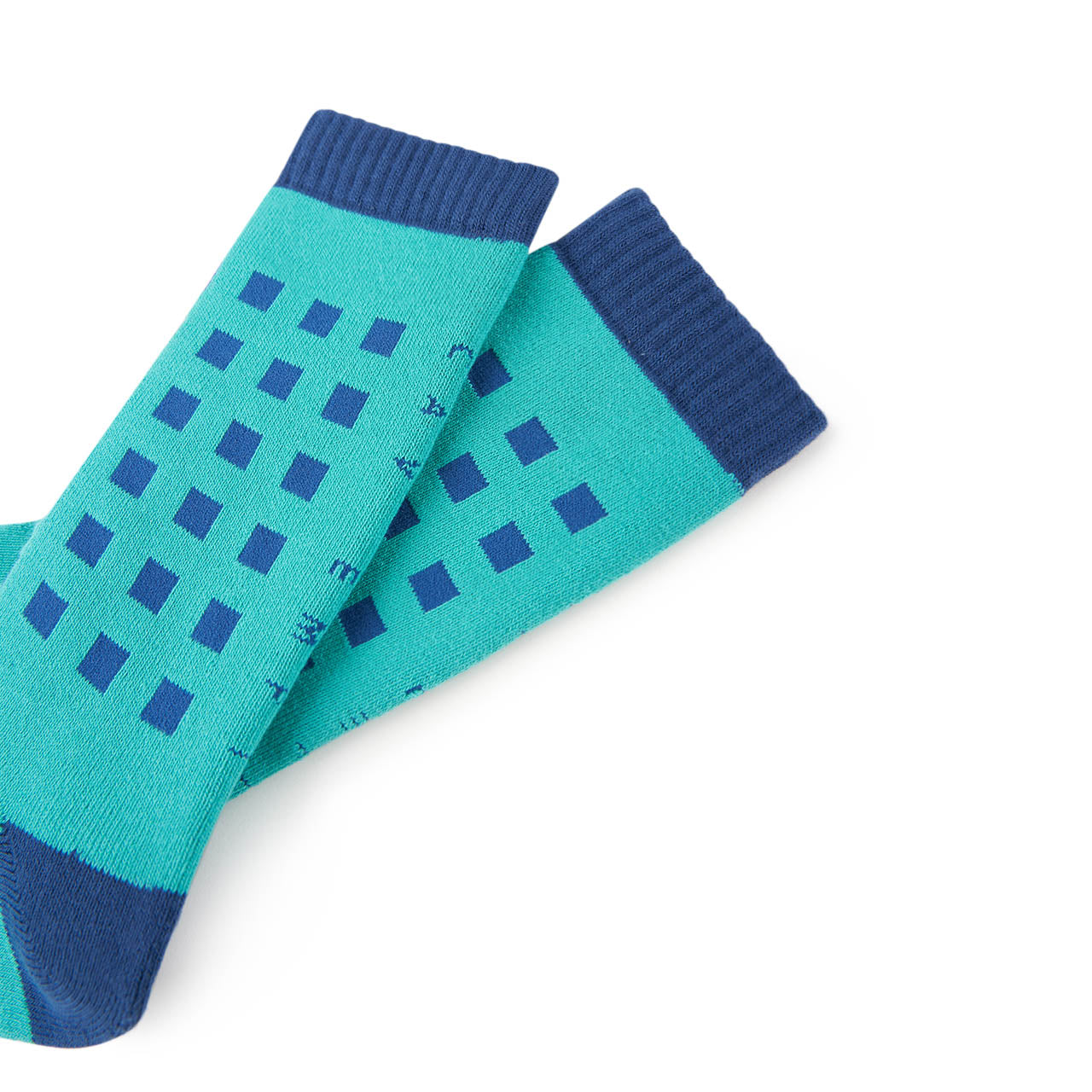cav empt square dot socks (turquoise)