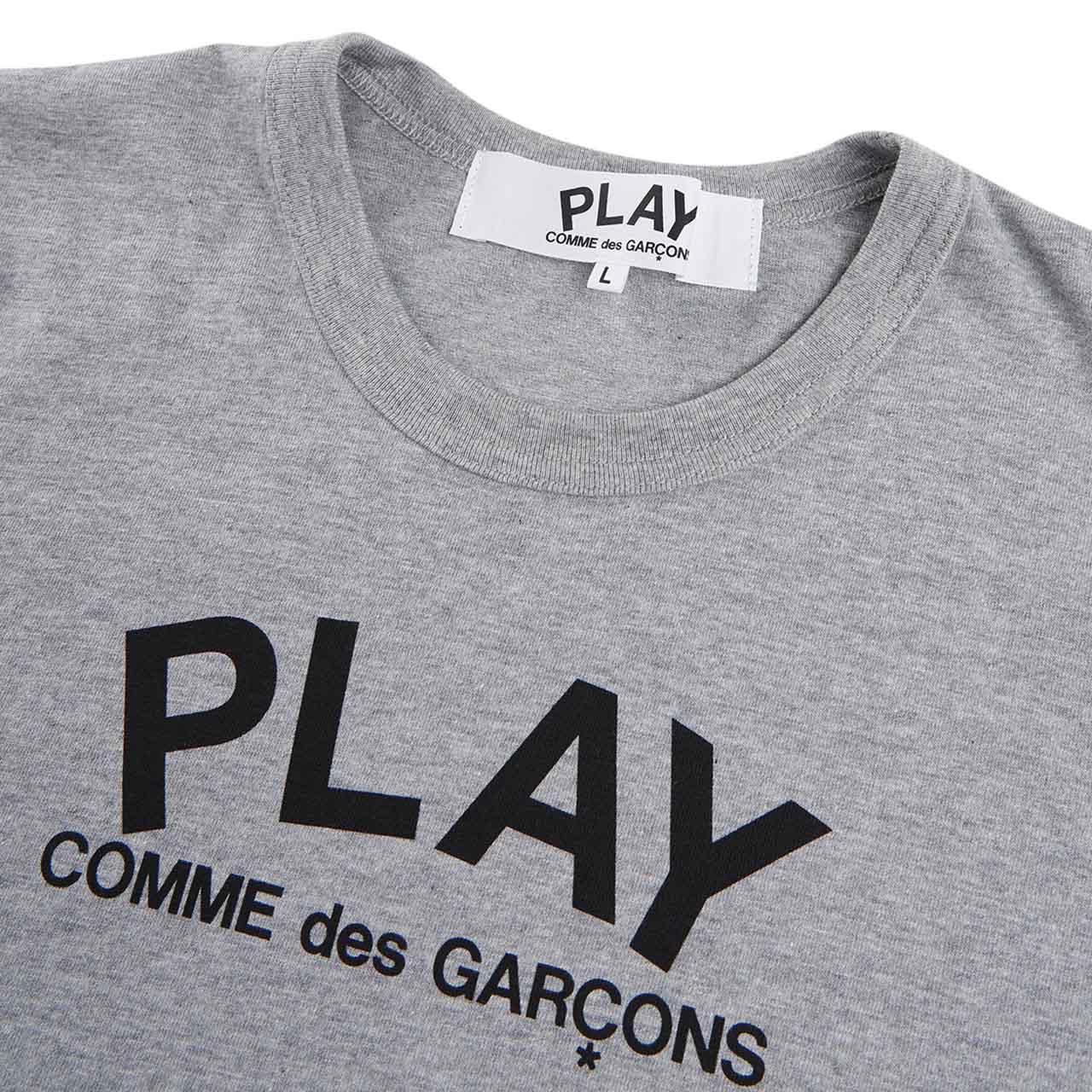 comme des gar ons play t shirt grey P1T072 a.plus