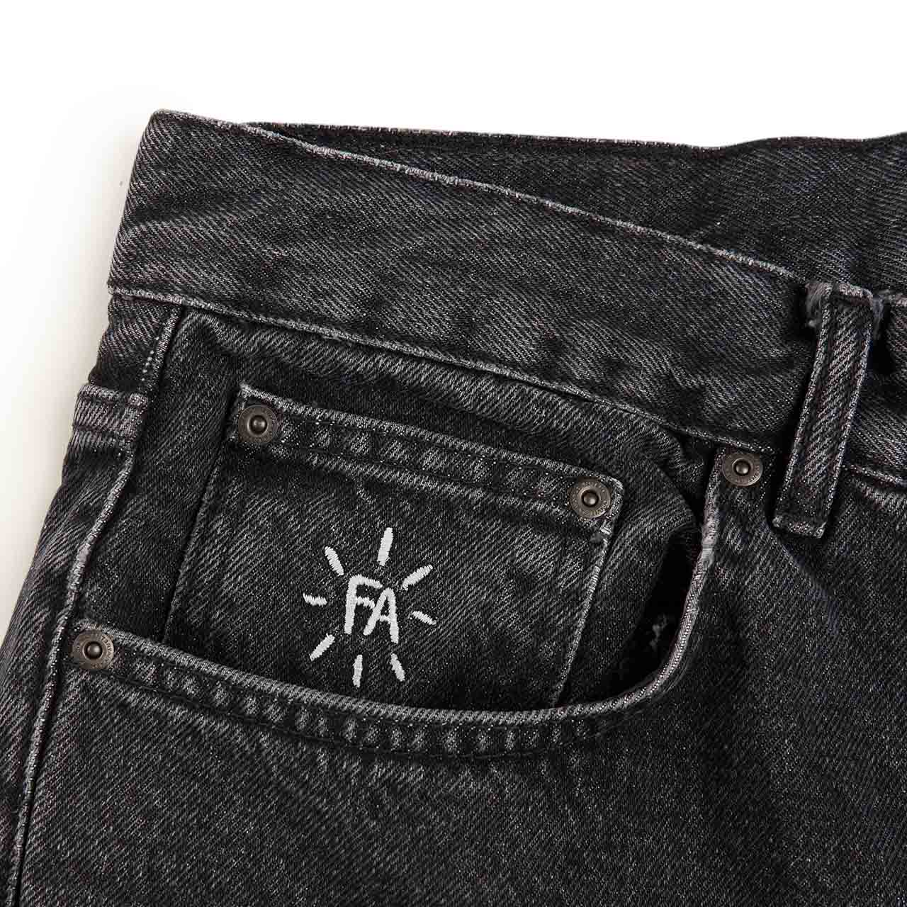 fucking awesome baggy fit 'fecke' jean (washed black) PN4151 - a.plus