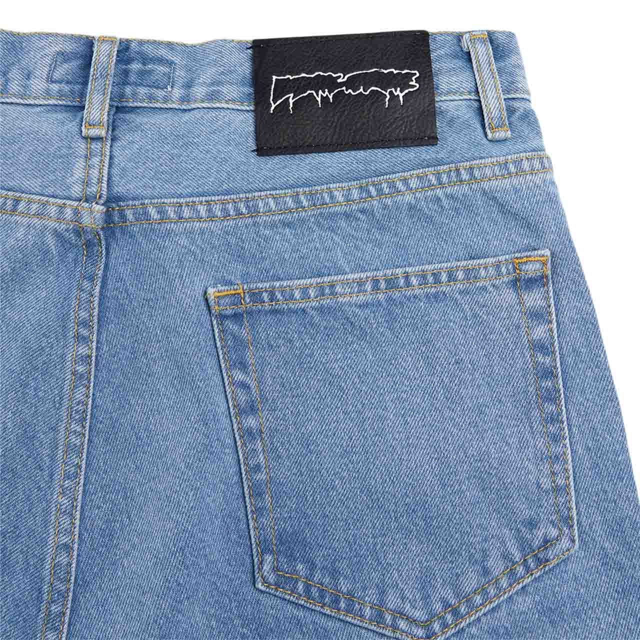 EIGHTYFIVE LOGO PRINT - Relaxed fit jeans - dark blue/dark-blue denim -  Zalando.de