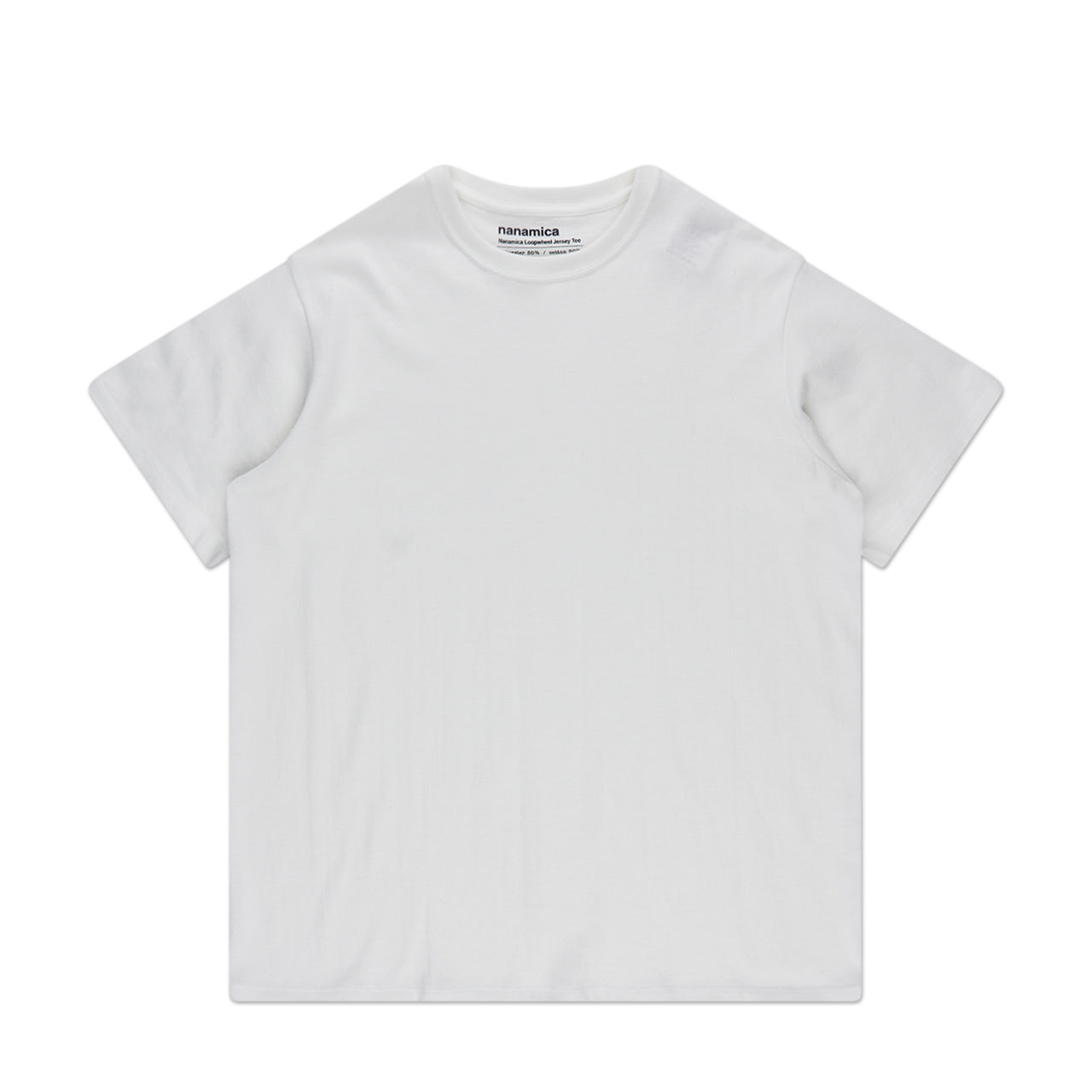nanamica loopwheel coolmax jersey t-shirt (white)