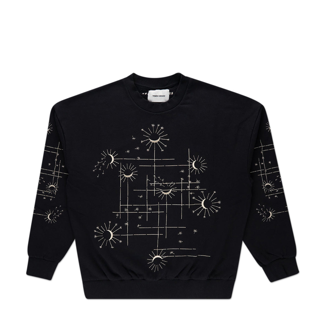 henrik vibskov sun moon sweater (black)