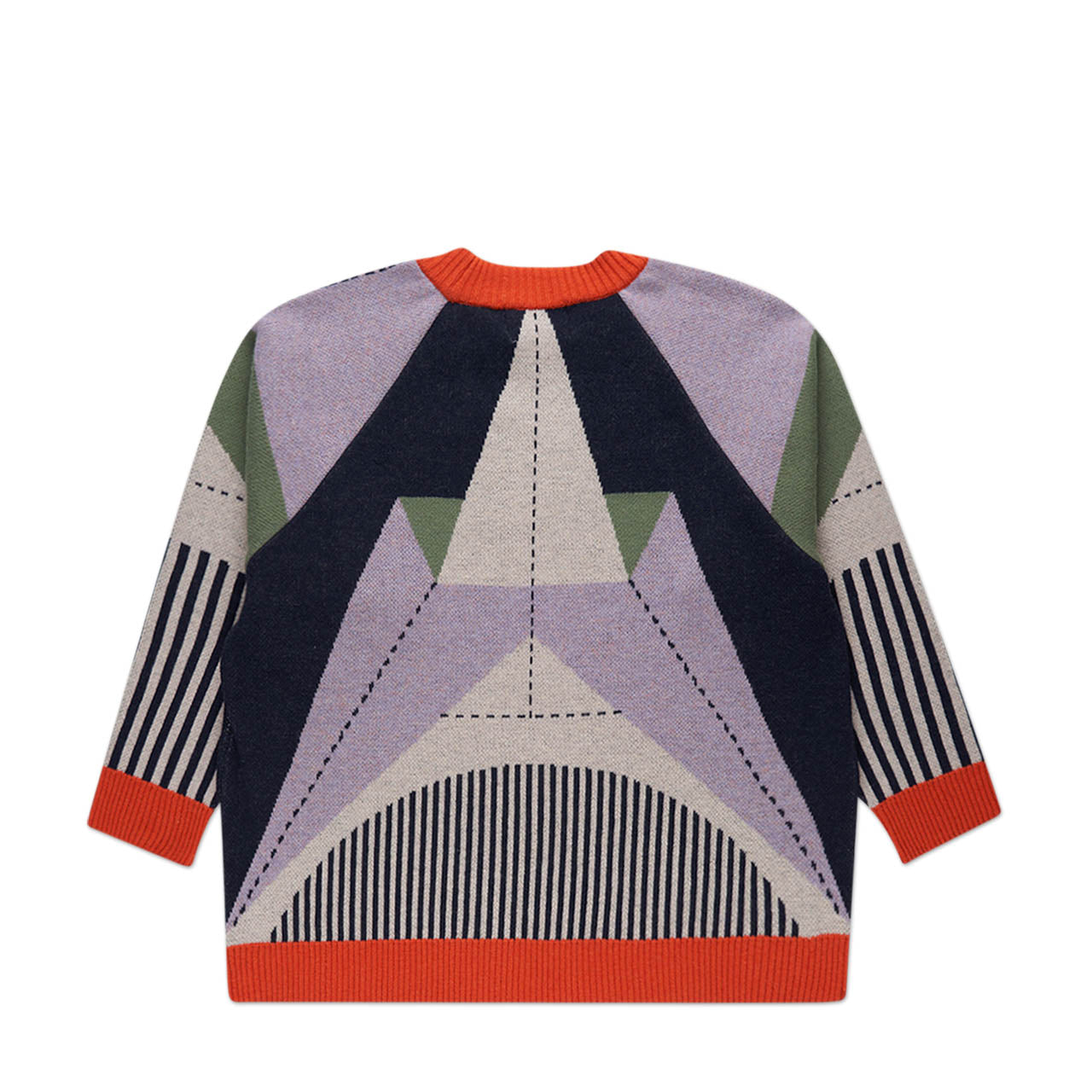 henrik vibskov paper plane sweatshirt (lavender)