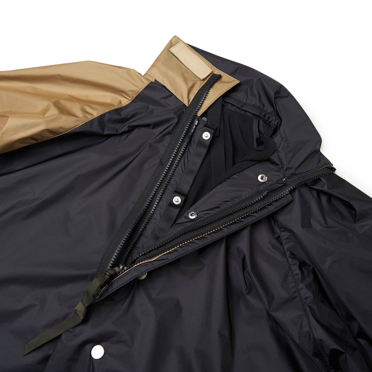 acronym acronym 'j95-ws' hardshell jacket (black / khaki)