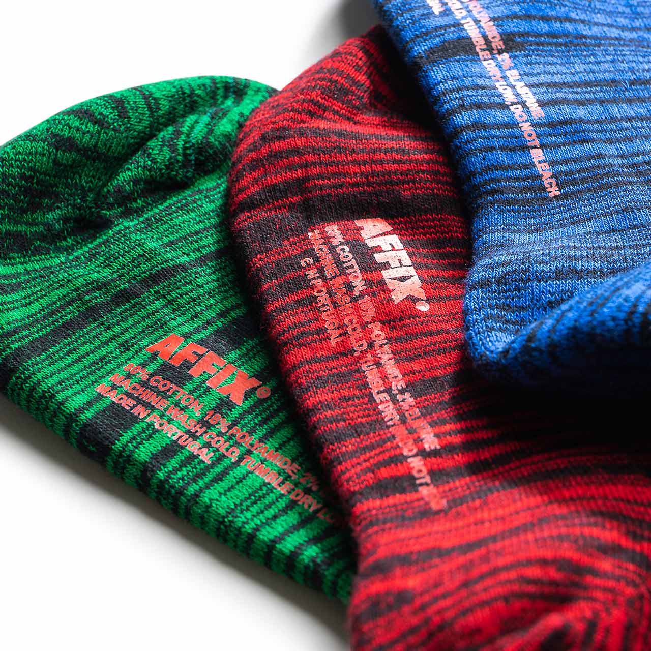 affix static sock 3 pack (red / green / blue) - aw20acc15 - a.plus - Image - 5