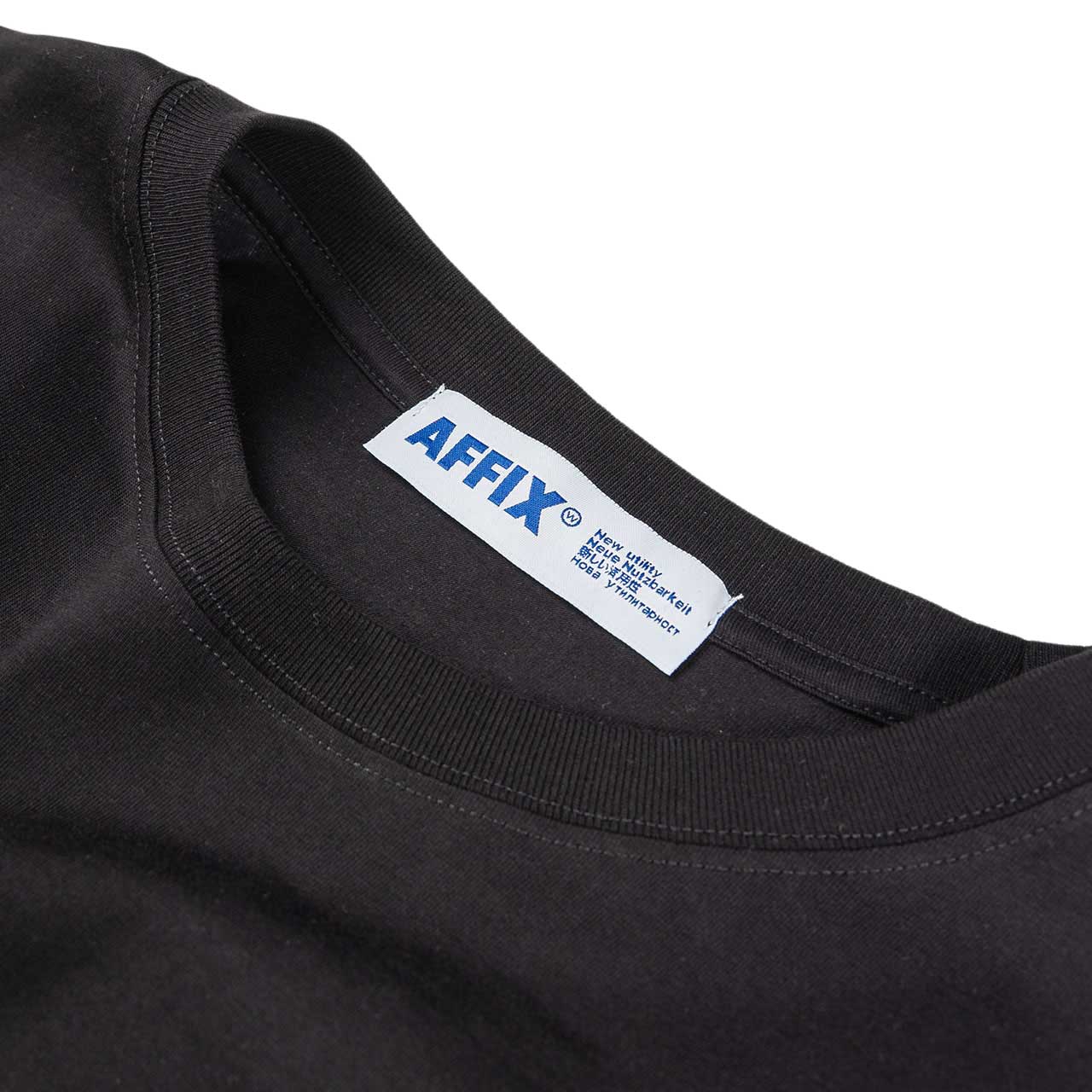 affix works affix standardised logo l/s t-shirt (black)