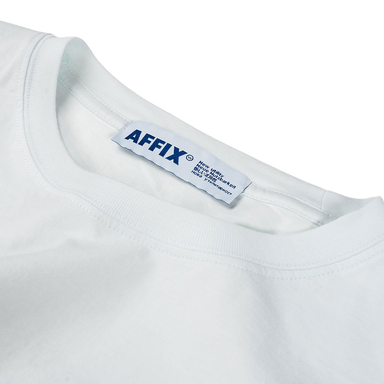 affix works affix standardised logo t-shirt (light mint)
