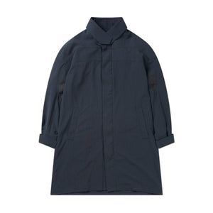 affix works affix works dual collar coat (field grey)